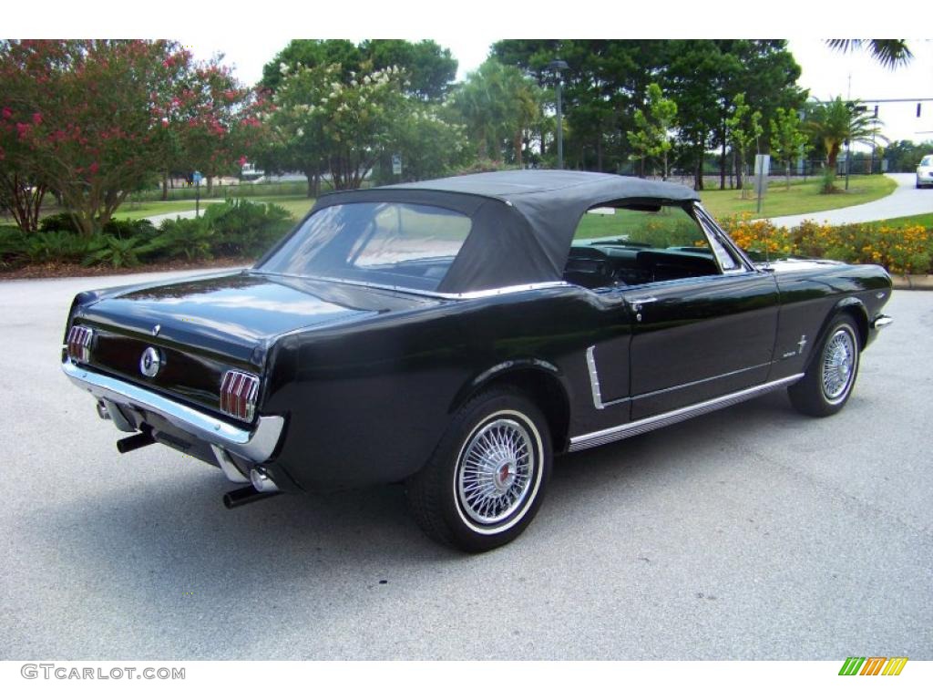 1965 Mustang Convertible - Raven Black / Black photo #26