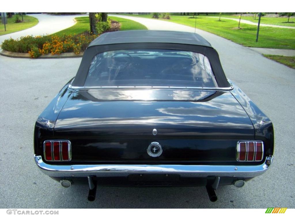 1965 Mustang Convertible - Raven Black / Black photo #27