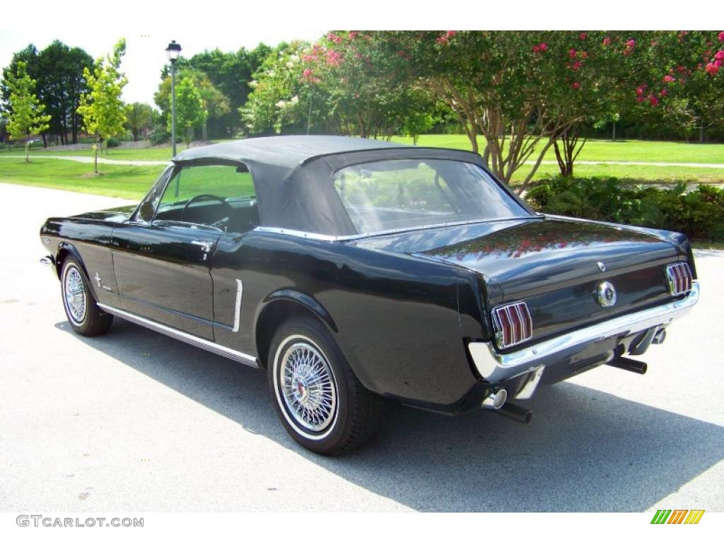 1965 Mustang Convertible - Raven Black / Black photo #28