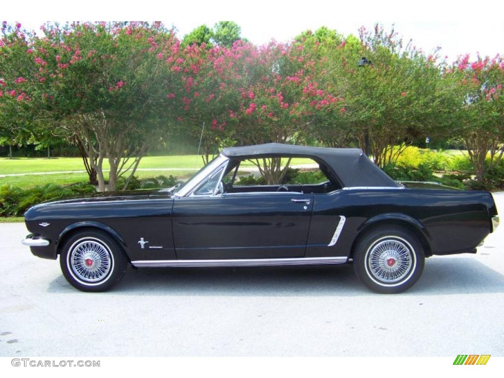 1965 Mustang Convertible - Raven Black / Black photo #29