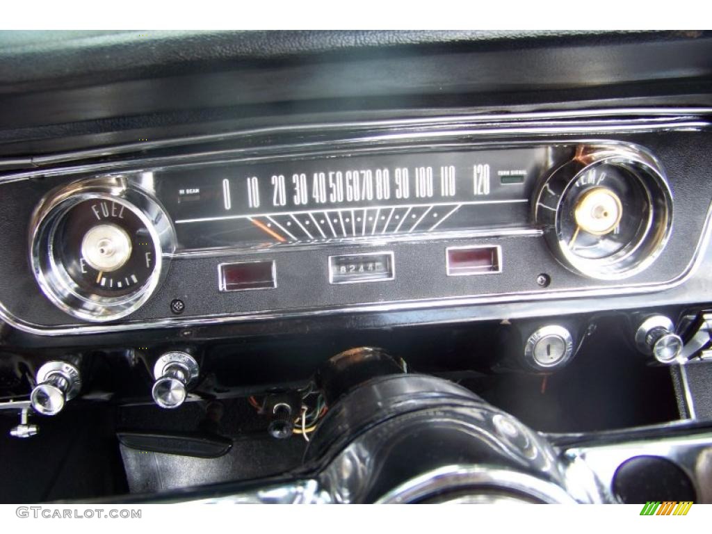 1965 Mustang Convertible - Raven Black / Black photo #34