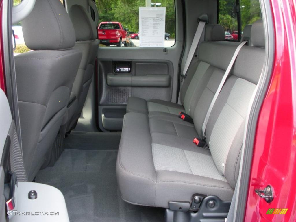 2005 F150 XLT SuperCrew - Dark Toreador Red Metallic / Medium Flint/Dark Flint Grey photo #13