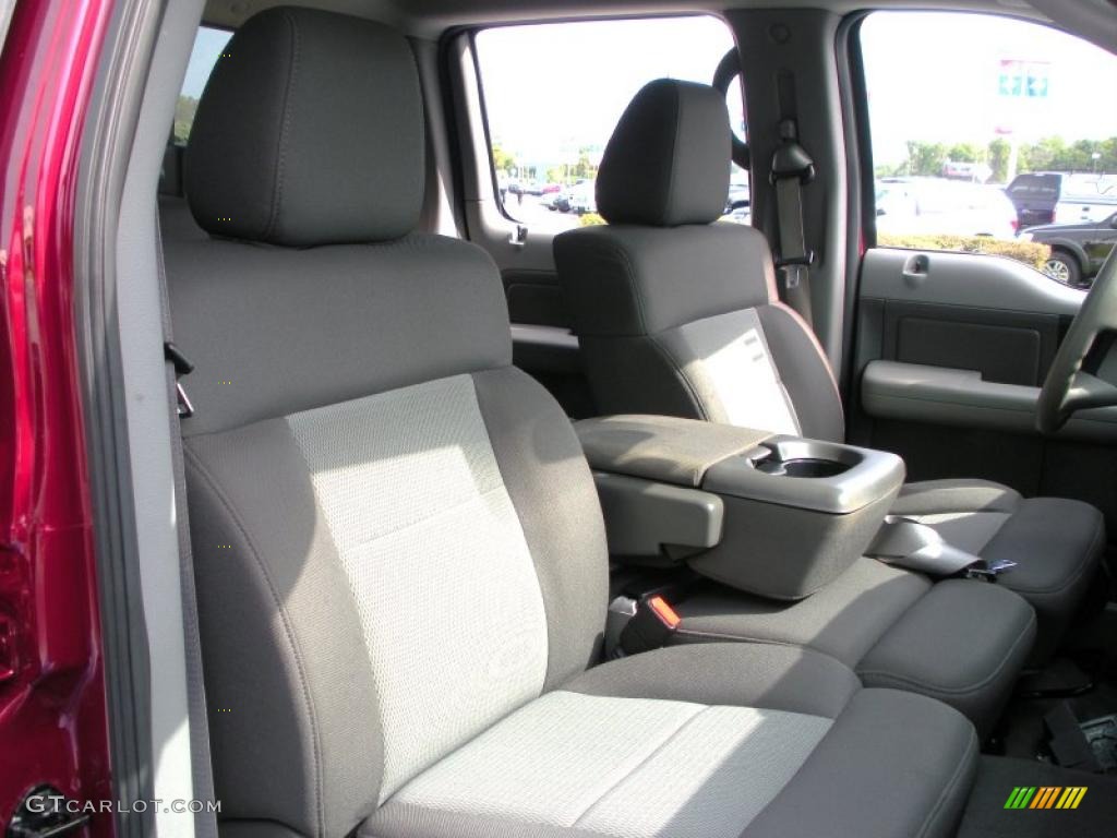 2005 F150 XLT SuperCrew - Dark Toreador Red Metallic / Medium Flint/Dark Flint Grey photo #16