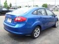 2011 Blue Flame Metallic Ford Fiesta SEL Sedan  photo #4