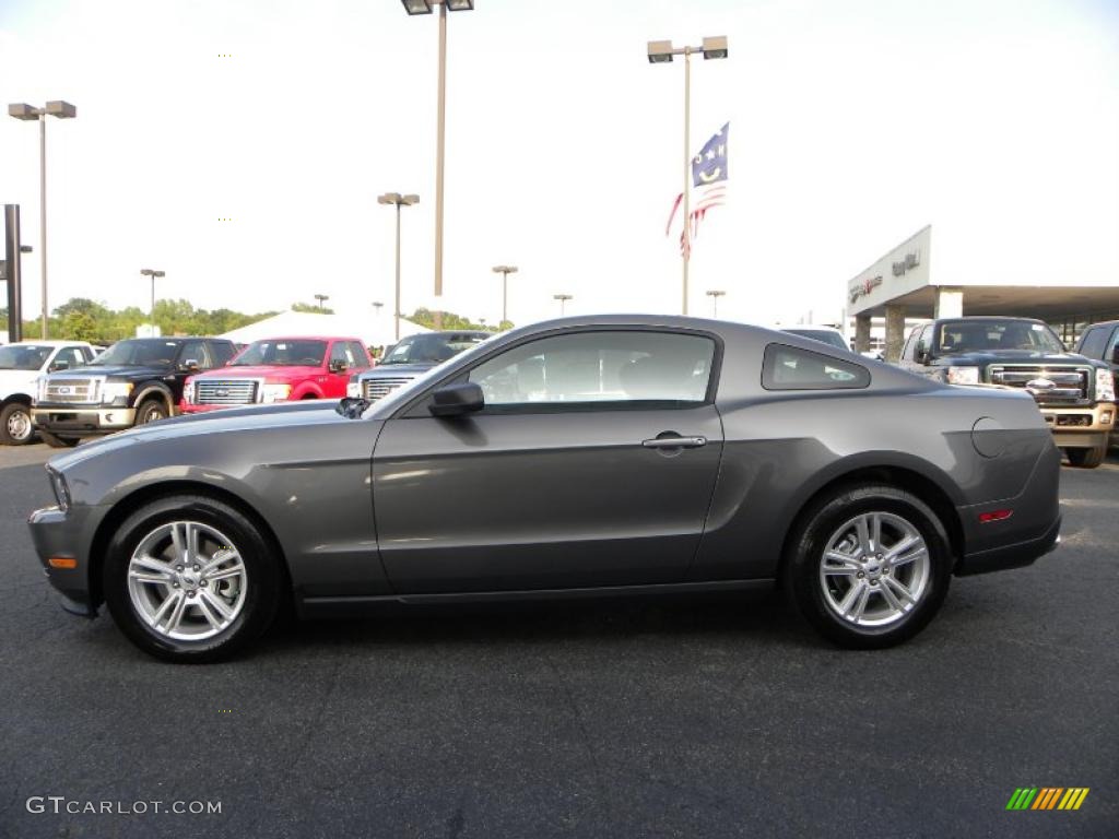 2011 Mustang V6 Coupe - Sterling Gray Metallic / Charcoal Black photo #5