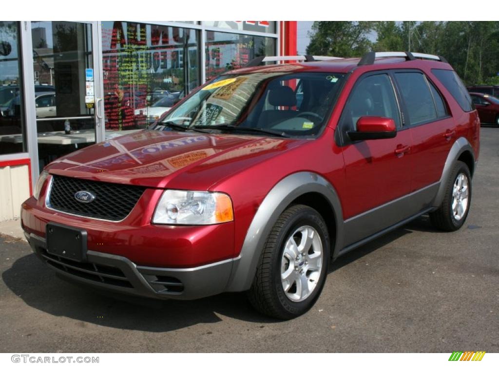 Red Fire Metallic Ford Freestyle