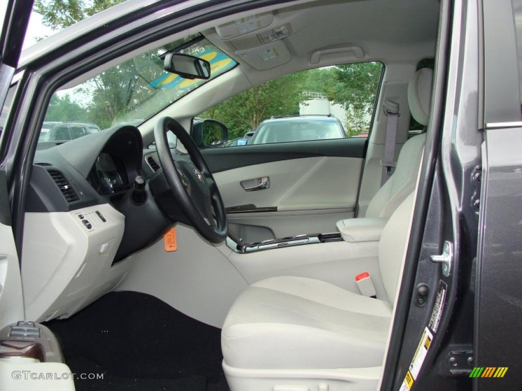 2009 Venza V6 - Magnetic Gray Metallic / Ivory photo #8