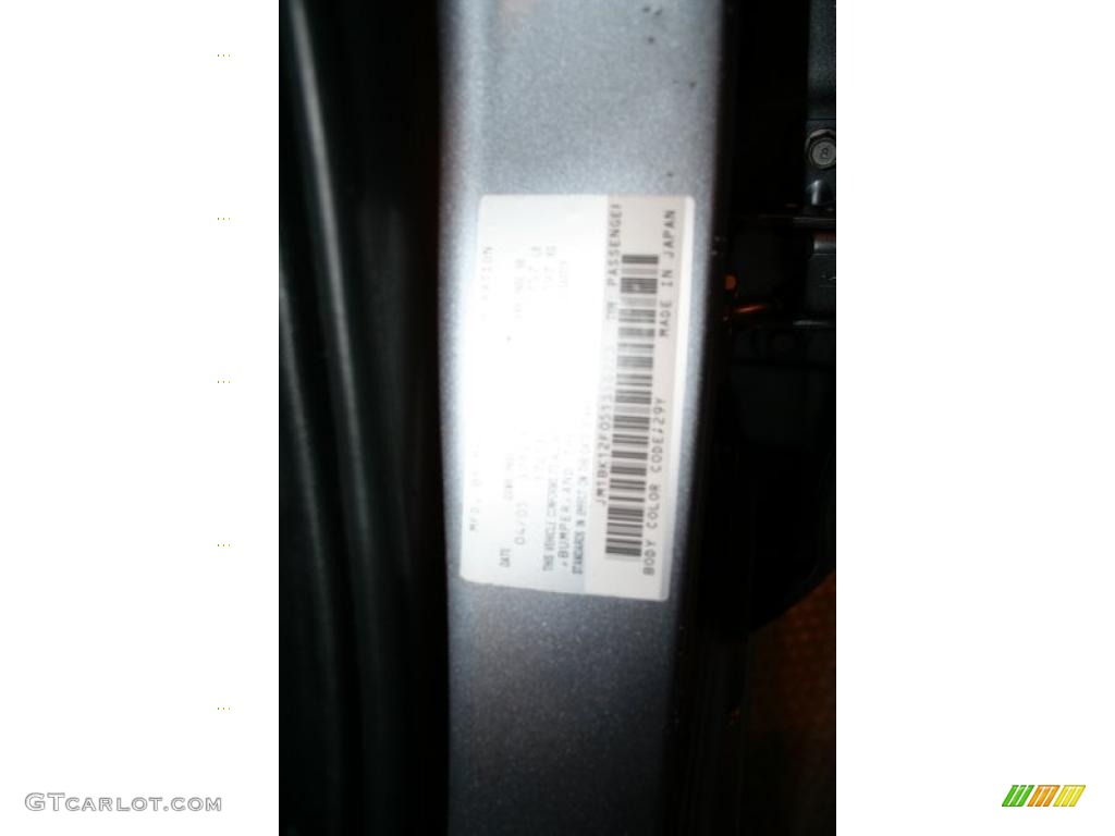 2005 MAZDA3 i Sedan - Titanium Gray Metallic / Black photo #23