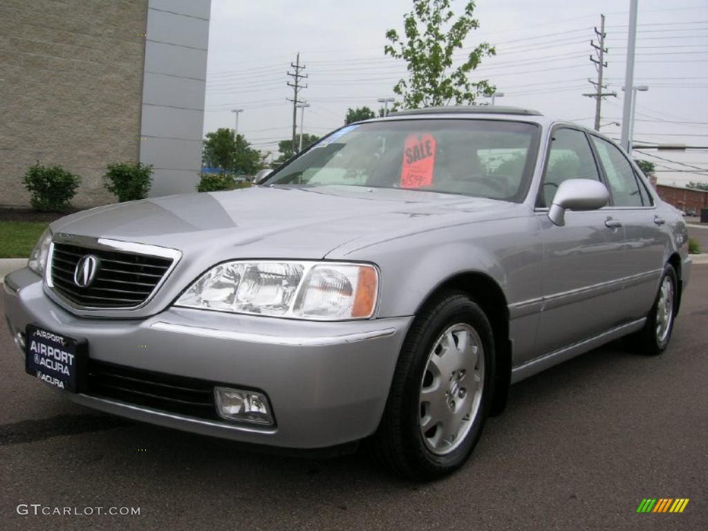 2004 RL 3.5 - Satin Silver Metallic / Slate photo #1