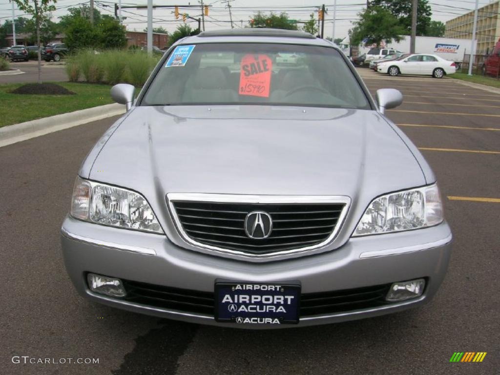 2004 RL 3.5 - Satin Silver Metallic / Slate photo #2