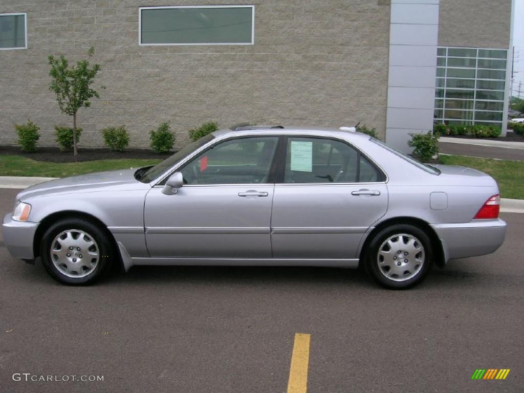 2004 RL 3.5 - Satin Silver Metallic / Slate photo #8