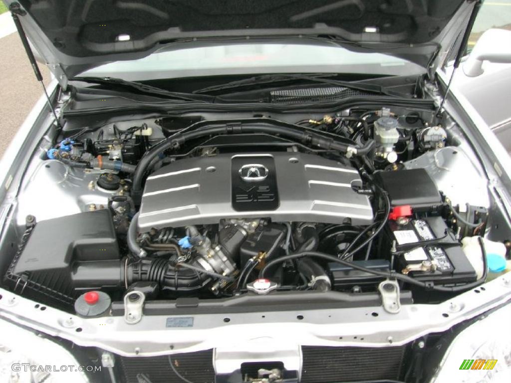 2004 RL 3.5 - Satin Silver Metallic / Slate photo #22