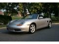 2000 Arctic Silver Metallic Porsche Boxster   photo #6