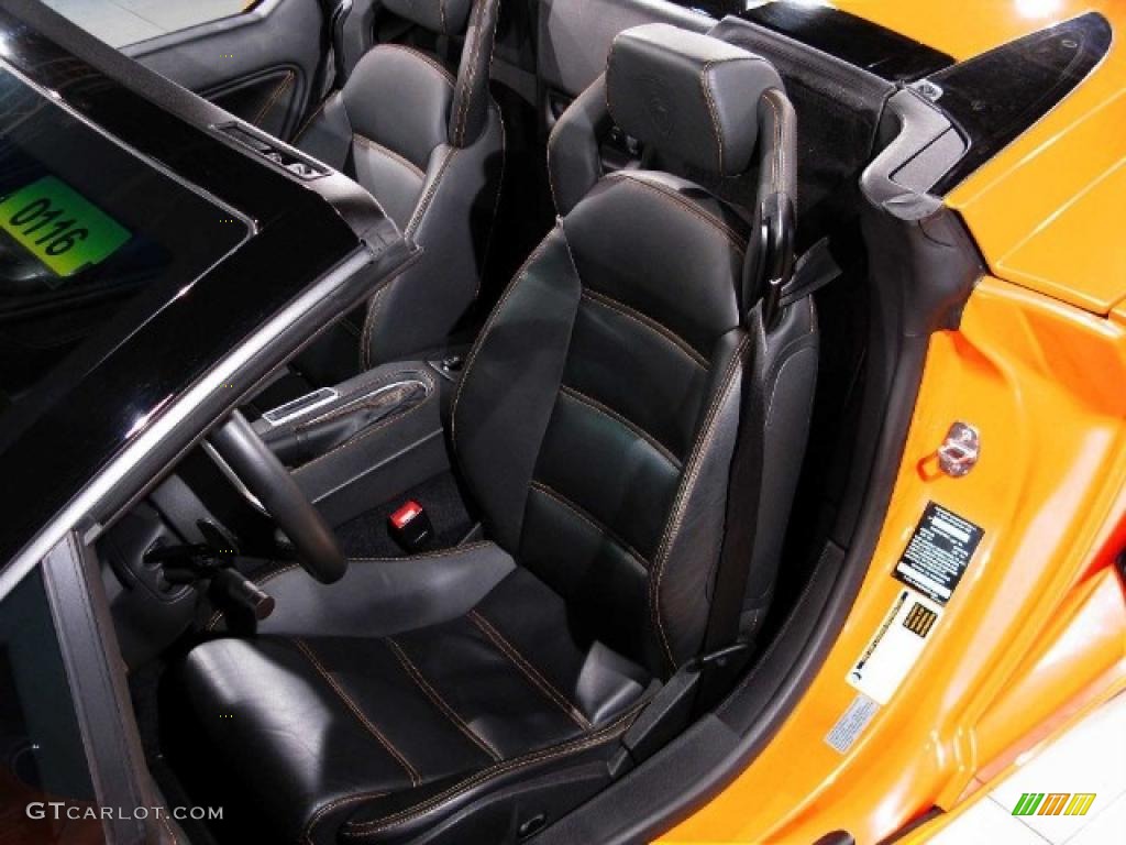 2008 Gallardo Spyder E-Gear - Arancio Borealis (Orange) / Nero Perseus photo #5