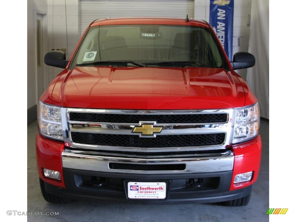 2010 Silverado 1500 LT Crew Cab 4x4 - Victory Red / Ebony photo #2