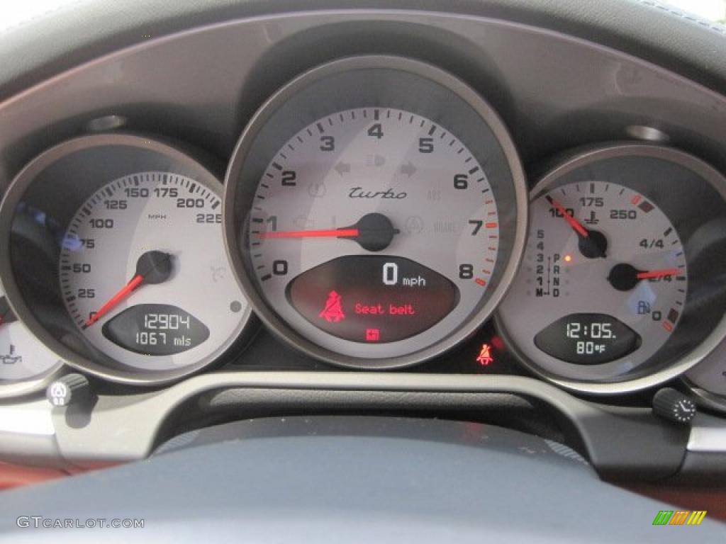 2007 911 Turbo Coupe - GT Silver Metallic / Black/Terracotta photo #26