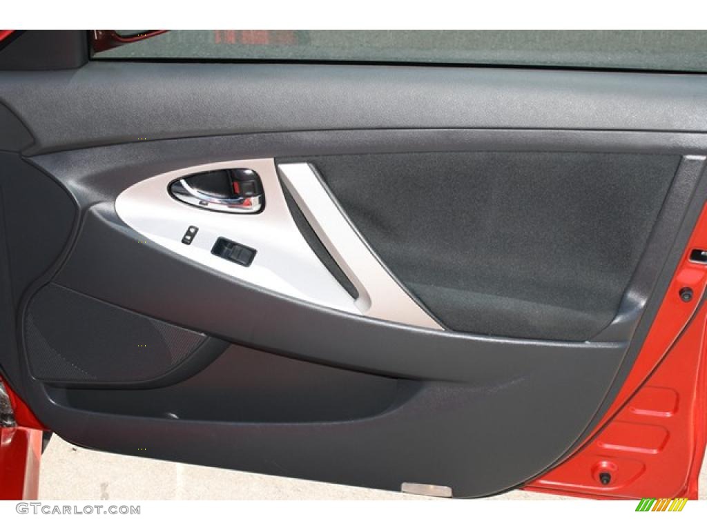 2007 Camry SE V6 - Barcelona Red Metallic / Dark Charcoal photo #8