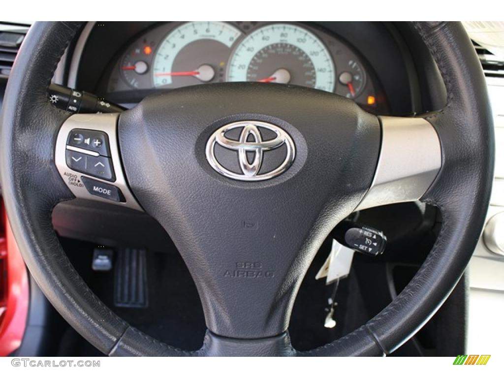 2007 Camry SE V6 - Barcelona Red Metallic / Dark Charcoal photo #15