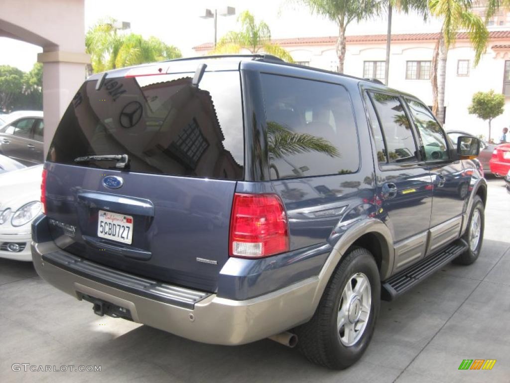 2003 Expedition Eddie Bauer 4x4 - Medium Wedgewood Blue Metallic / Medium Parchment photo #2