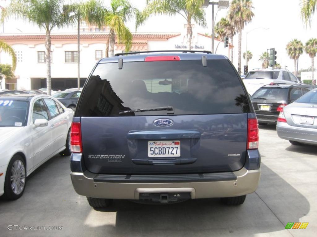 2003 Expedition Eddie Bauer 4x4 - Medium Wedgewood Blue Metallic / Medium Parchment photo #3