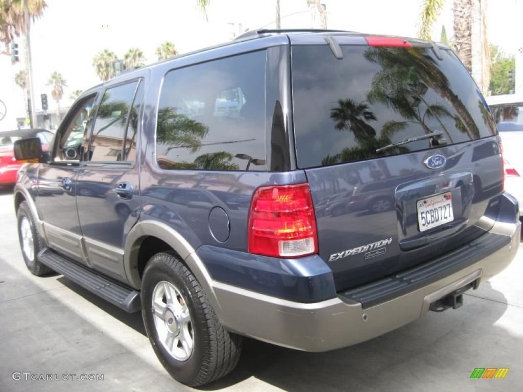 2003 Expedition Eddie Bauer 4x4 - Medium Wedgewood Blue Metallic / Medium Parchment photo #8
