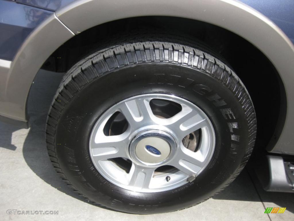 2003 Expedition Eddie Bauer 4x4 - Medium Wedgewood Blue Metallic / Medium Parchment photo #30