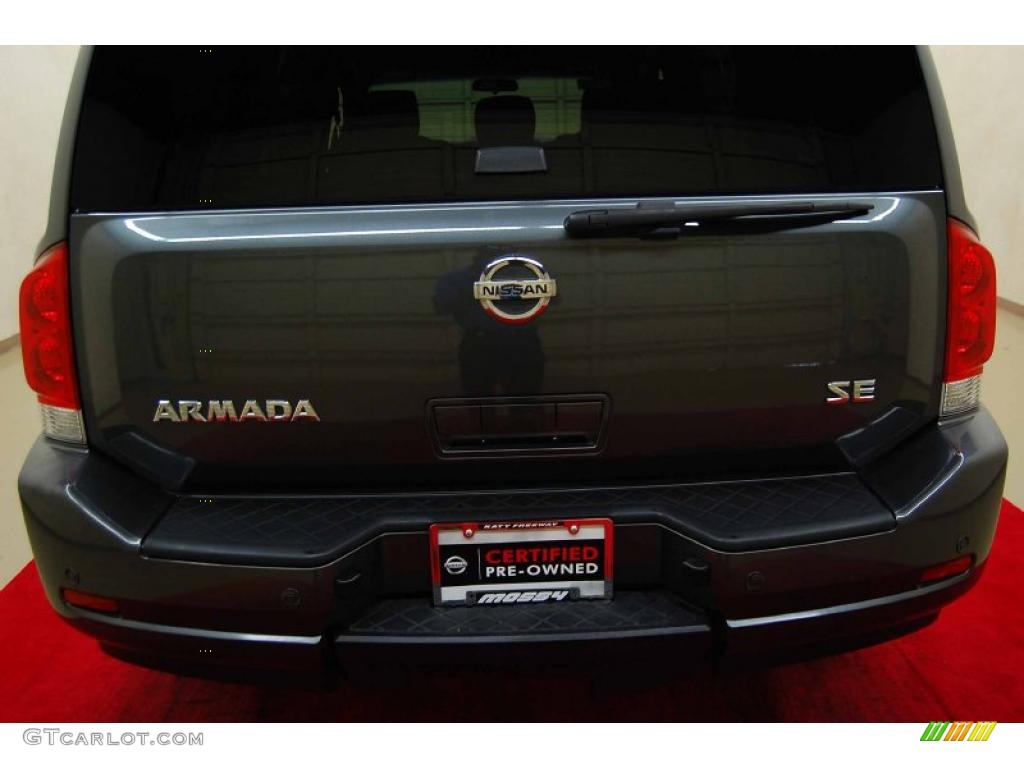 2008 Armada SE - Smoke Gray / Charcoal photo #8