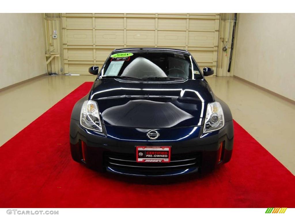 2008 350Z Enthusiast Coupe - San Marino Blue / Carbon photo #2