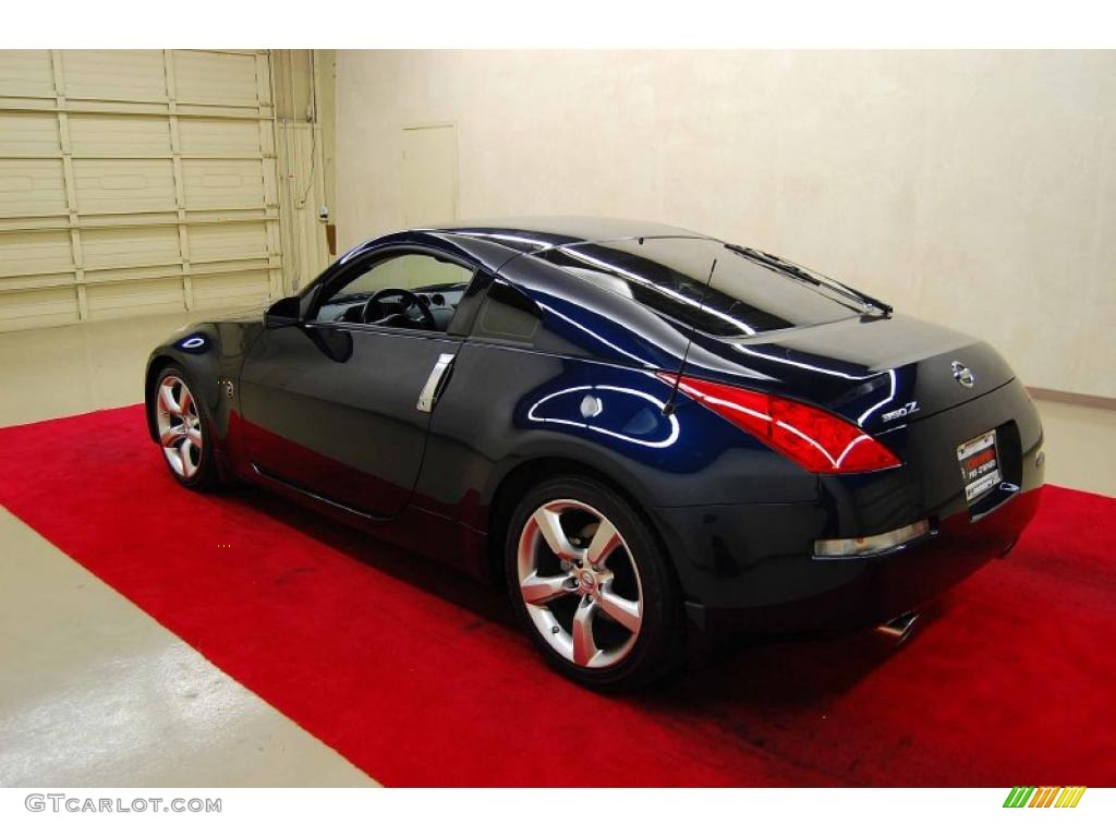2008 350Z Enthusiast Coupe - San Marino Blue / Carbon photo #4