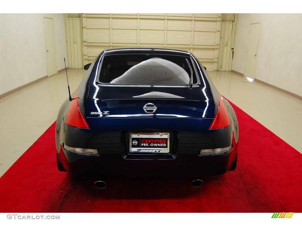 2008 350Z Enthusiast Coupe - San Marino Blue / Carbon photo #5