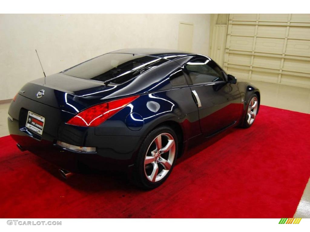 2008 350Z Enthusiast Coupe - San Marino Blue / Carbon photo #6