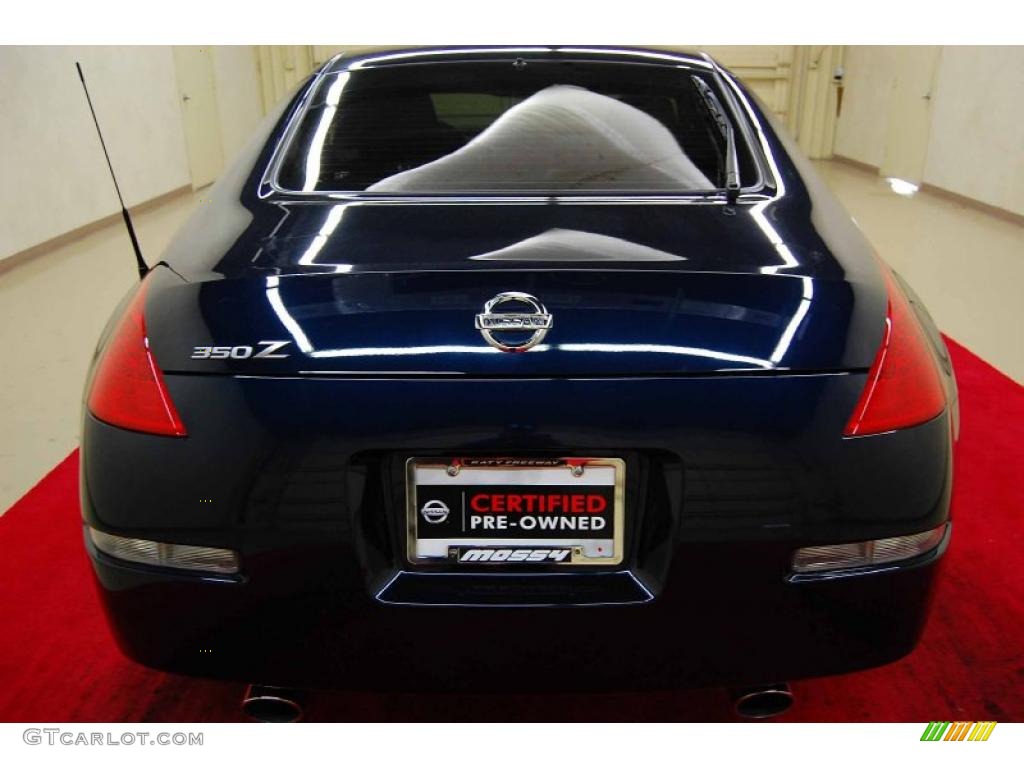 2008 350Z Enthusiast Coupe - San Marino Blue / Carbon photo #8