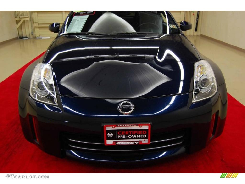 2008 350Z Enthusiast Coupe - San Marino Blue / Carbon photo #13