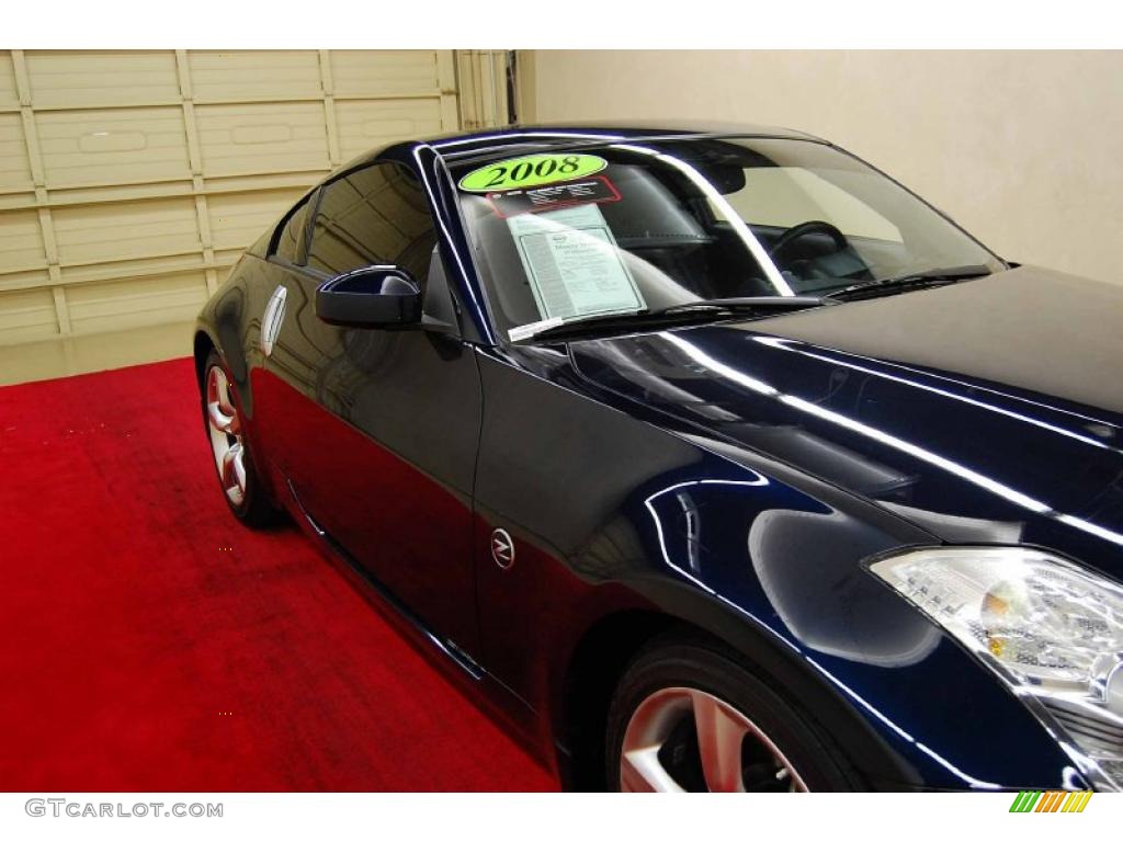 2008 350Z Enthusiast Coupe - San Marino Blue / Carbon photo #14