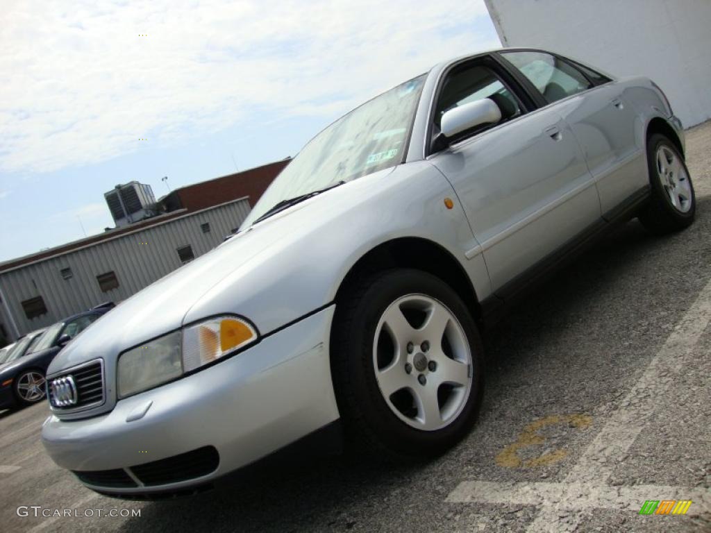 1998 A4 2.8 quattro Sedan - Aluminum Silver Metallic / Opal Grey photo #1