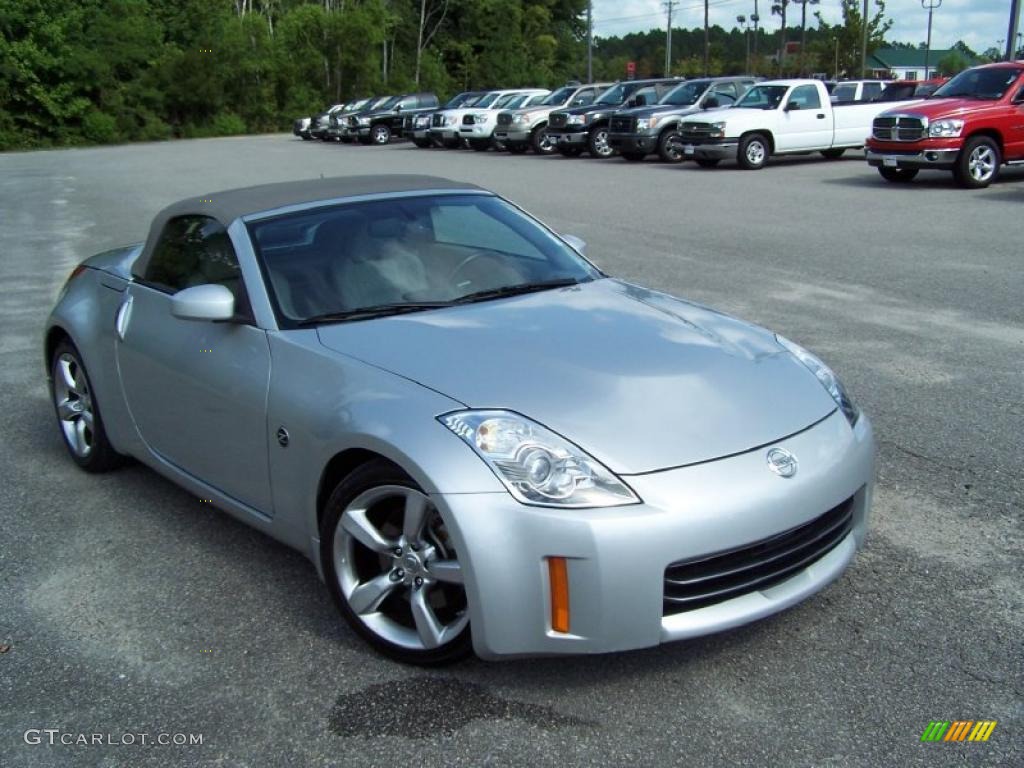 2009 350Z Touring Roadster - Silver Alloy / Frost Leather photo #3
