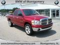 2007 Inferno Red Crystal Pearl Dodge Ram 1500 SLT Quad Cab  photo #1