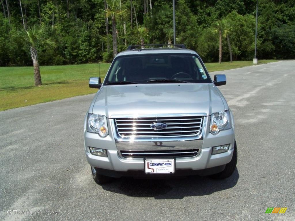 2010 Explorer Limited - Brilliant Silver Metallic / Black photo #2