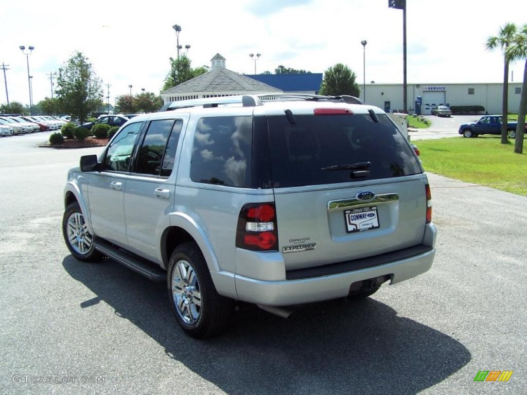 2010 Explorer Limited - Brilliant Silver Metallic / Black photo #7