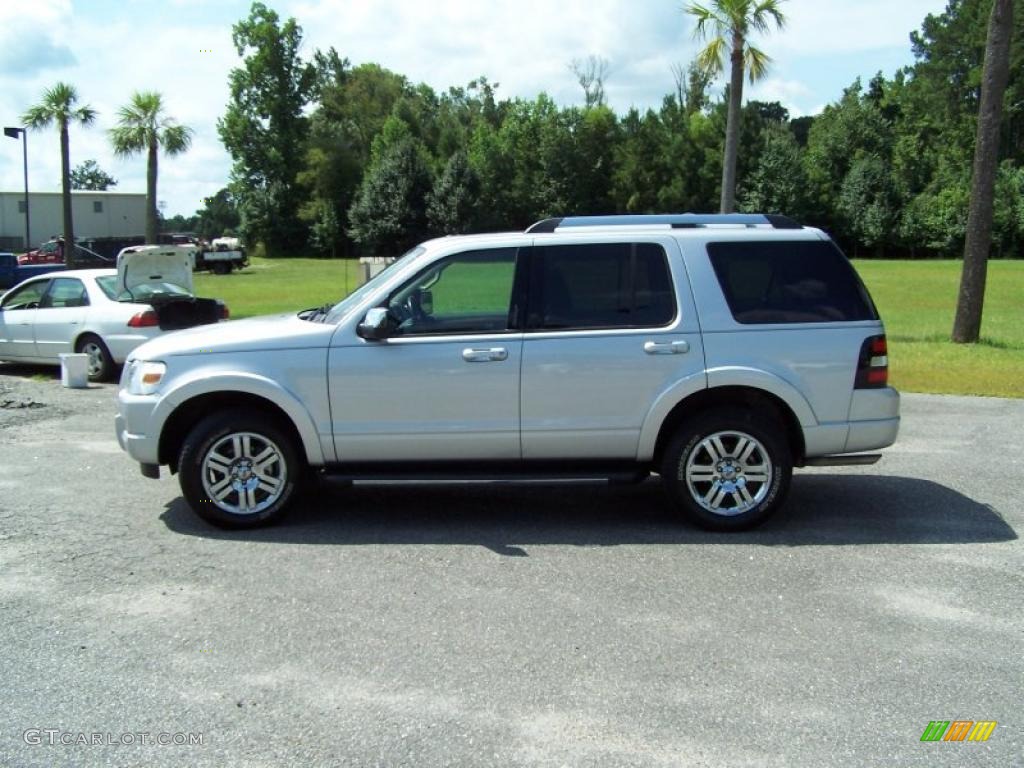 2010 Explorer Limited - Brilliant Silver Metallic / Black photo #8