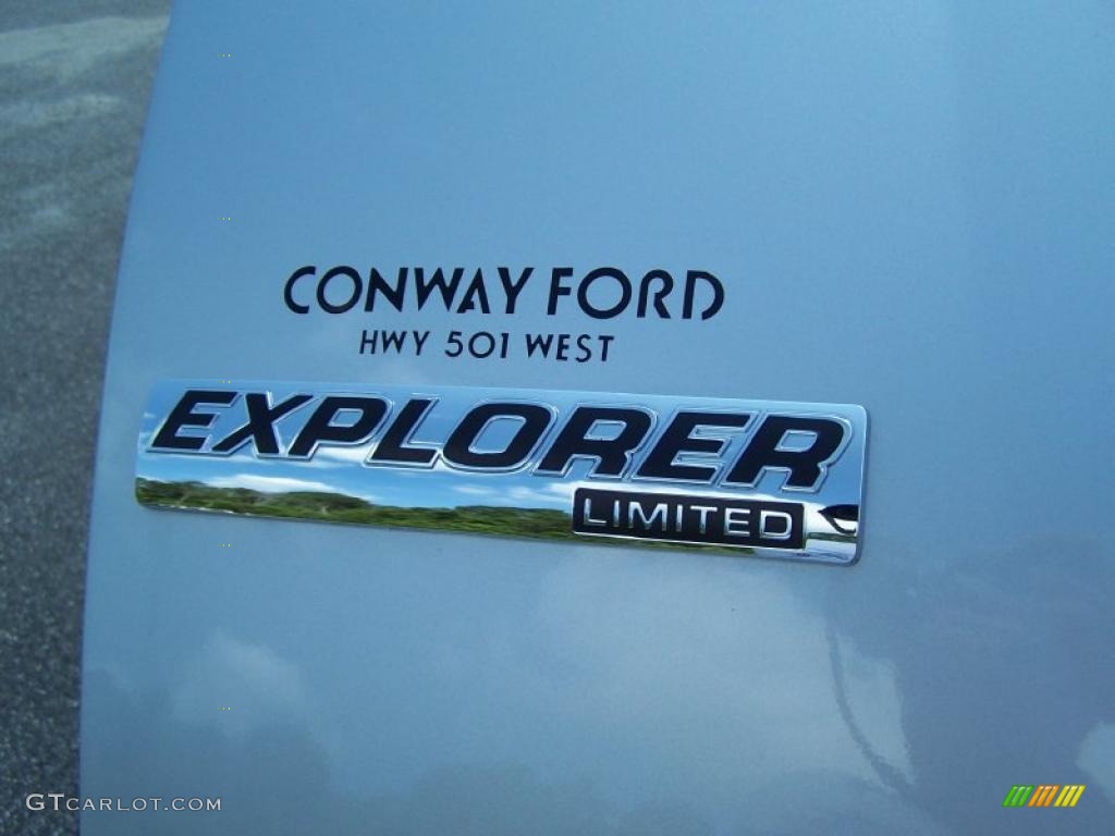 2010 Explorer Limited - Brilliant Silver Metallic / Black photo #16