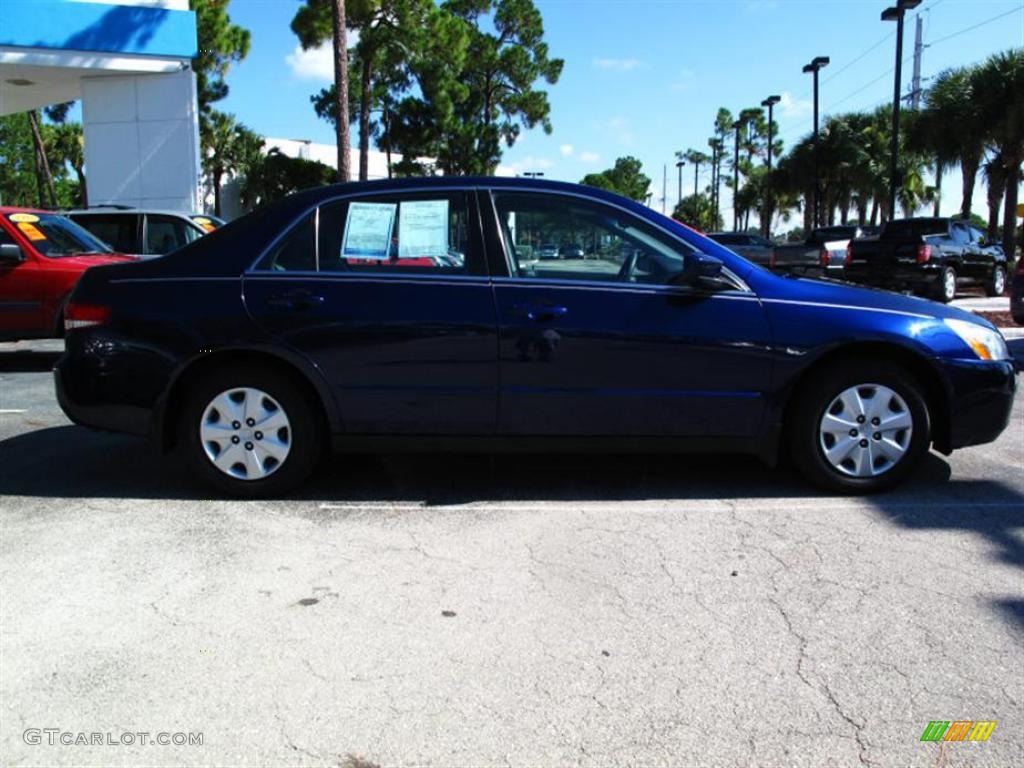 2003 Accord LX Sedan - Eternal Blue Pearl / Gray photo #2