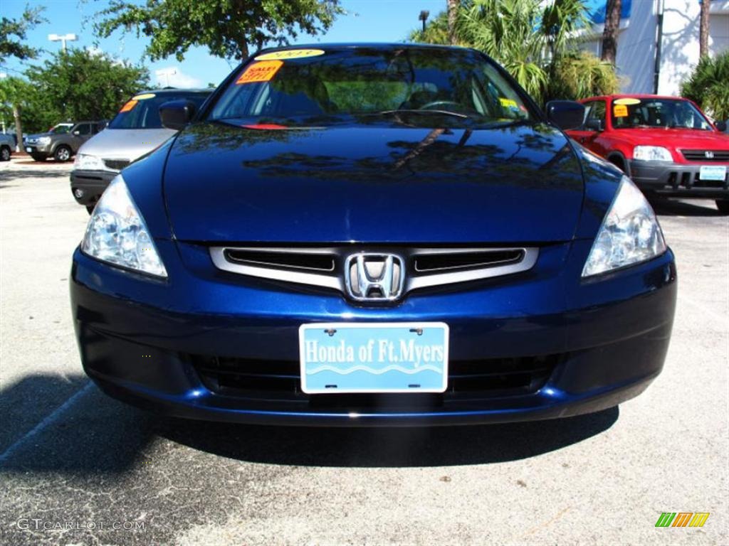 2003 Accord LX Sedan - Eternal Blue Pearl / Gray photo #7