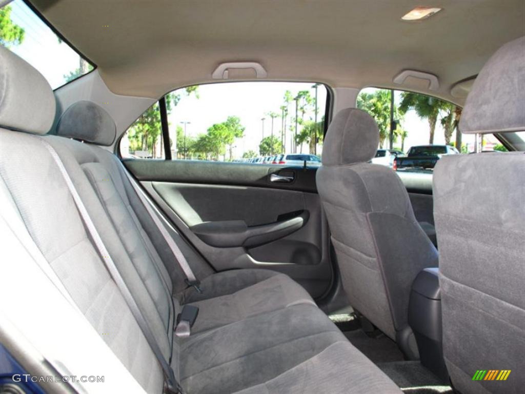 2003 Accord LX Sedan - Eternal Blue Pearl / Gray photo #14