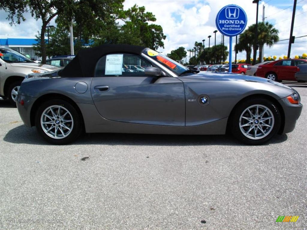 2003 Z4 2.5i Roadster - Sterling Grey Metallic / Black photo #2