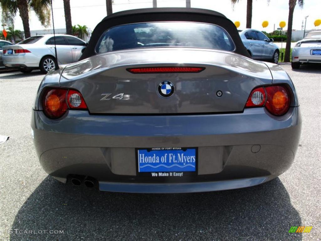 2003 Z4 2.5i Roadster - Sterling Grey Metallic / Black photo #4