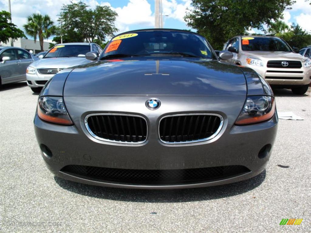 2003 Z4 2.5i Roadster - Sterling Grey Metallic / Black photo #7