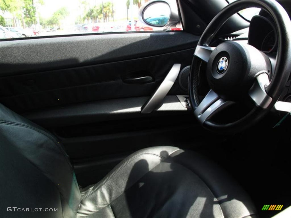 2003 Z4 2.5i Roadster - Sterling Grey Metallic / Black photo #12