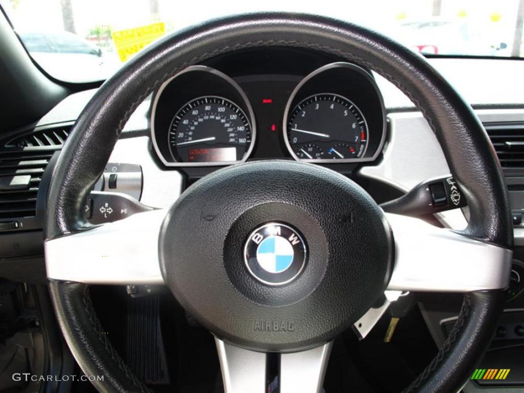 2003 Z4 2.5i Roadster - Sterling Grey Metallic / Black photo #17