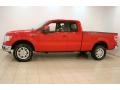 2009 Bright Red Ford F150 Lariat SuperCab 4x4  photo #4